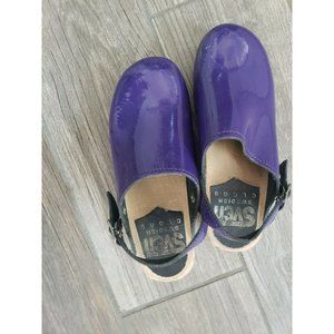 SVEN Swedish Patent Purple Clogs EUR Size 33 US